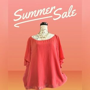 NWT- City Chic curvy chiffon blouse.